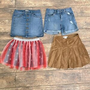 Girls Skirts and Shorts Lot